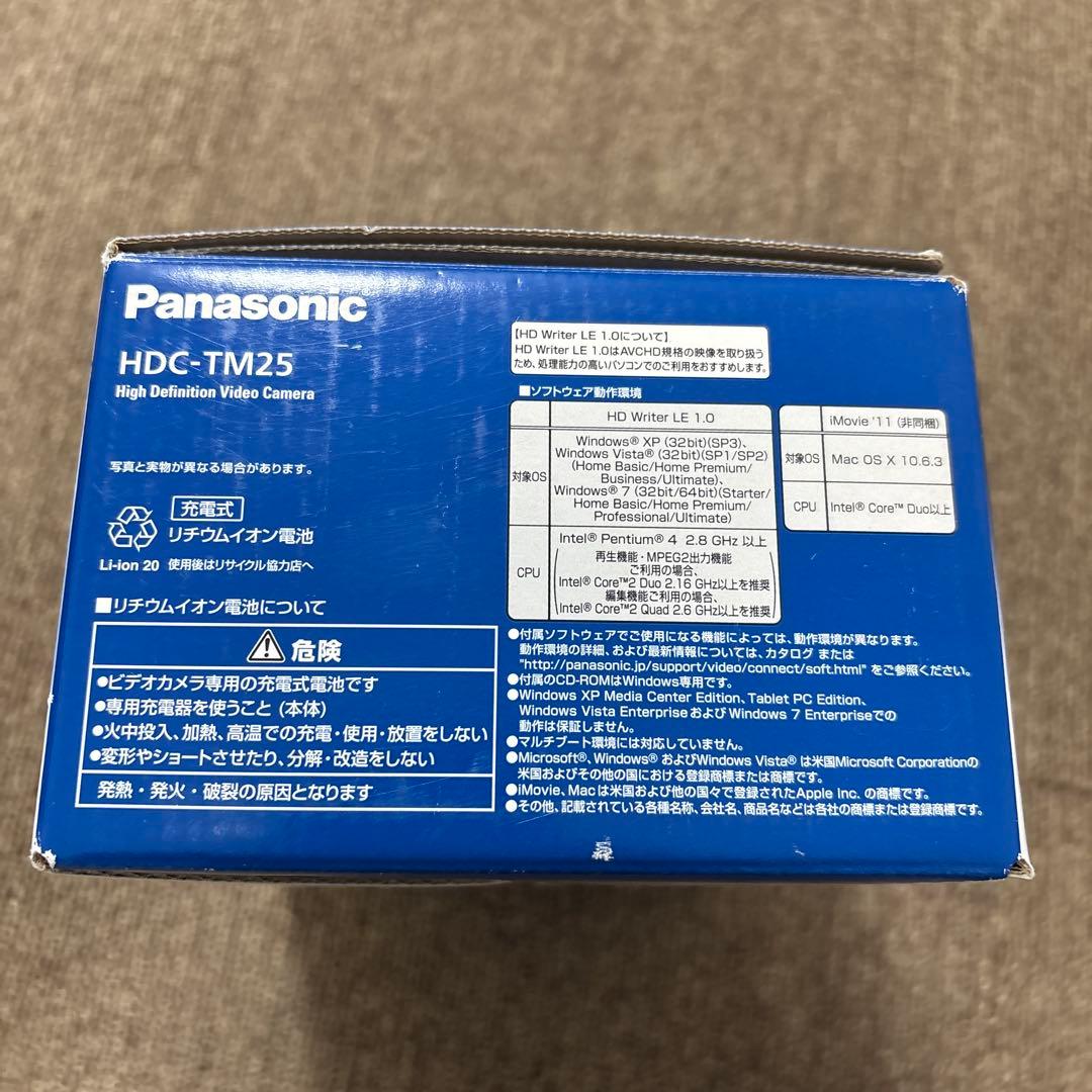 【動作確認済】Panasonic パナソニック ビデオカメラ HDC-TM25
