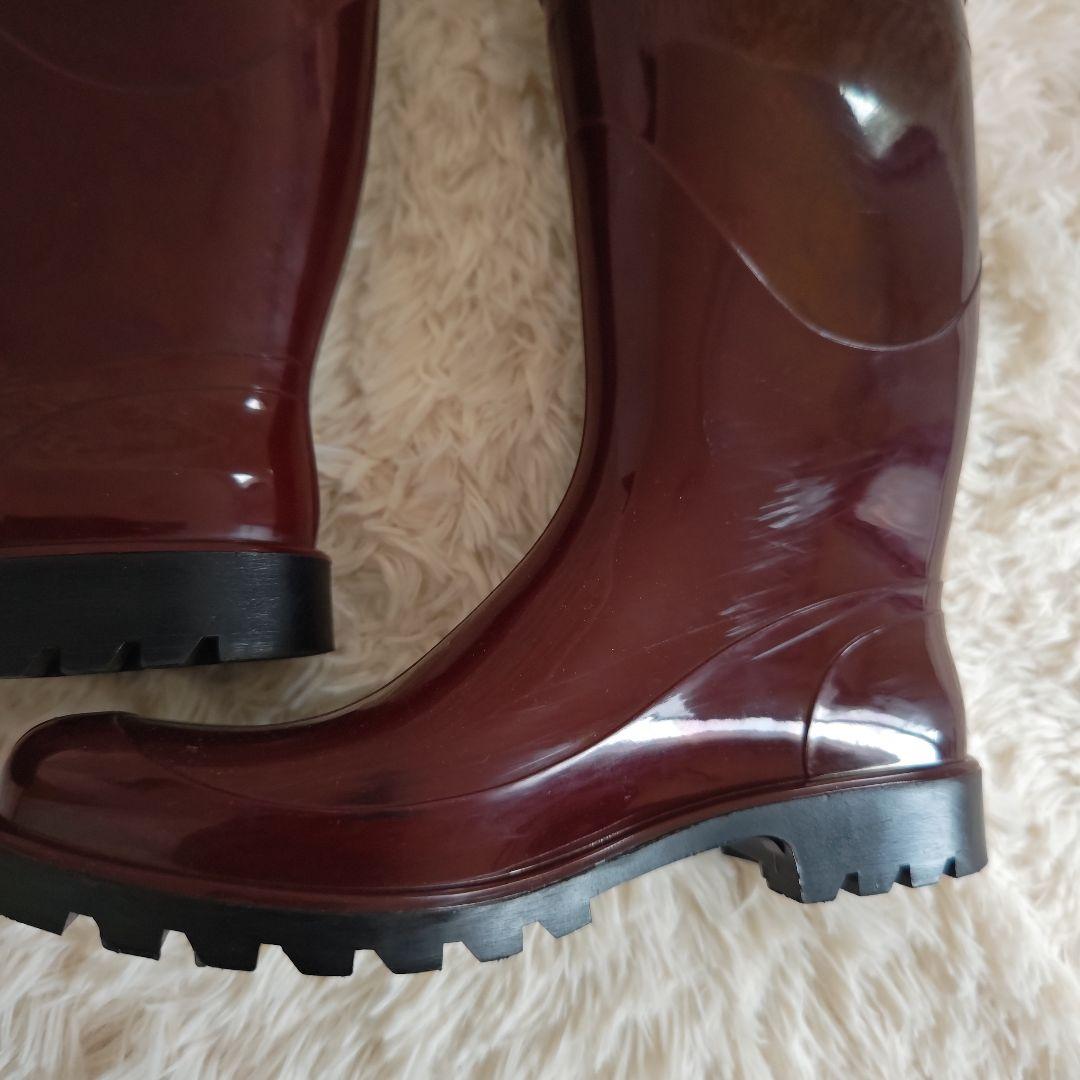 バーバリー BURBERRY ノバチェック レインブーツ 23.5cm 長靴