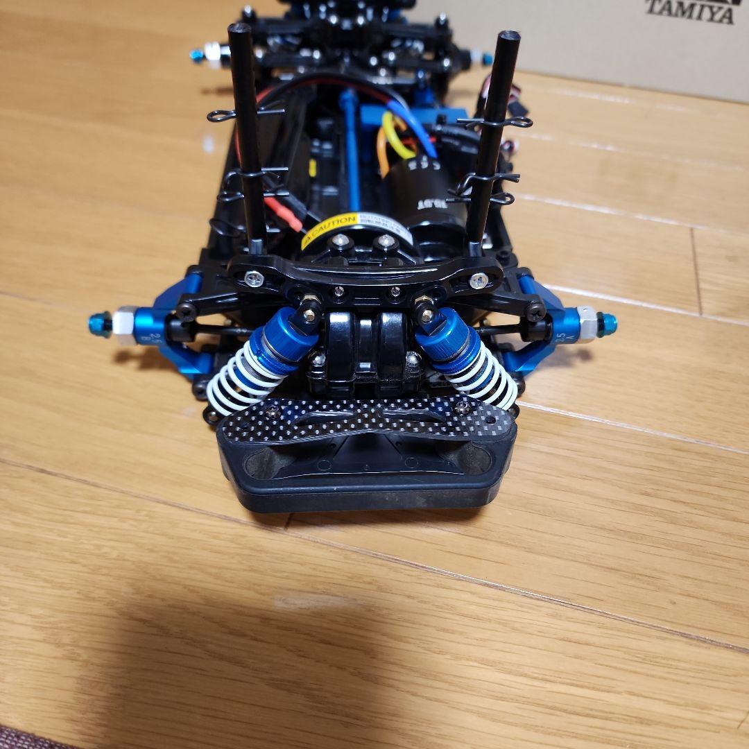 タミヤTT02 塗装済みボディ、メカ付き(受信機なし)