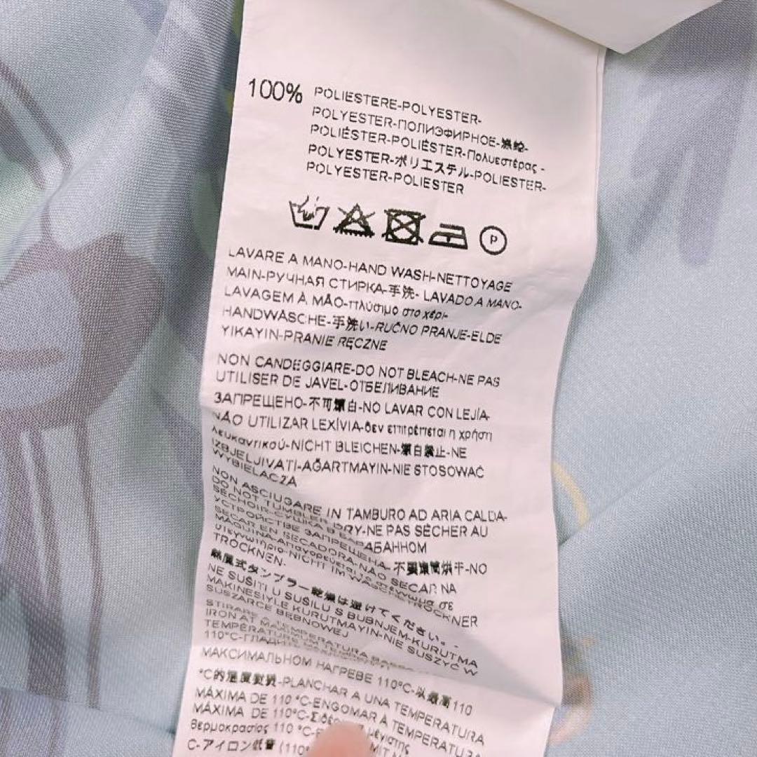 RINASCIMENTO 花柄 ペイズリー ロング ドレス ワンピース サテン