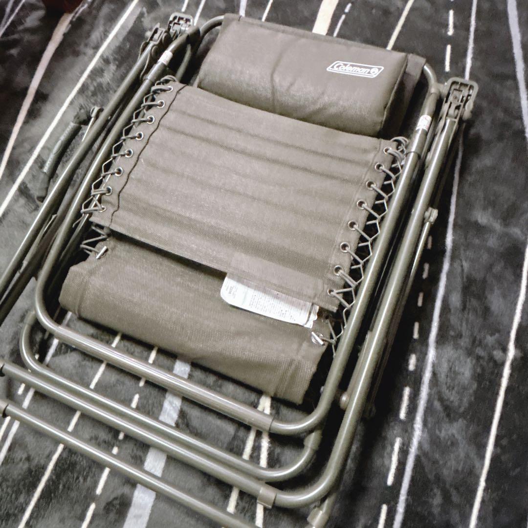 美品✨Coleman 折り畳み インフィニティチェア オリーブ色