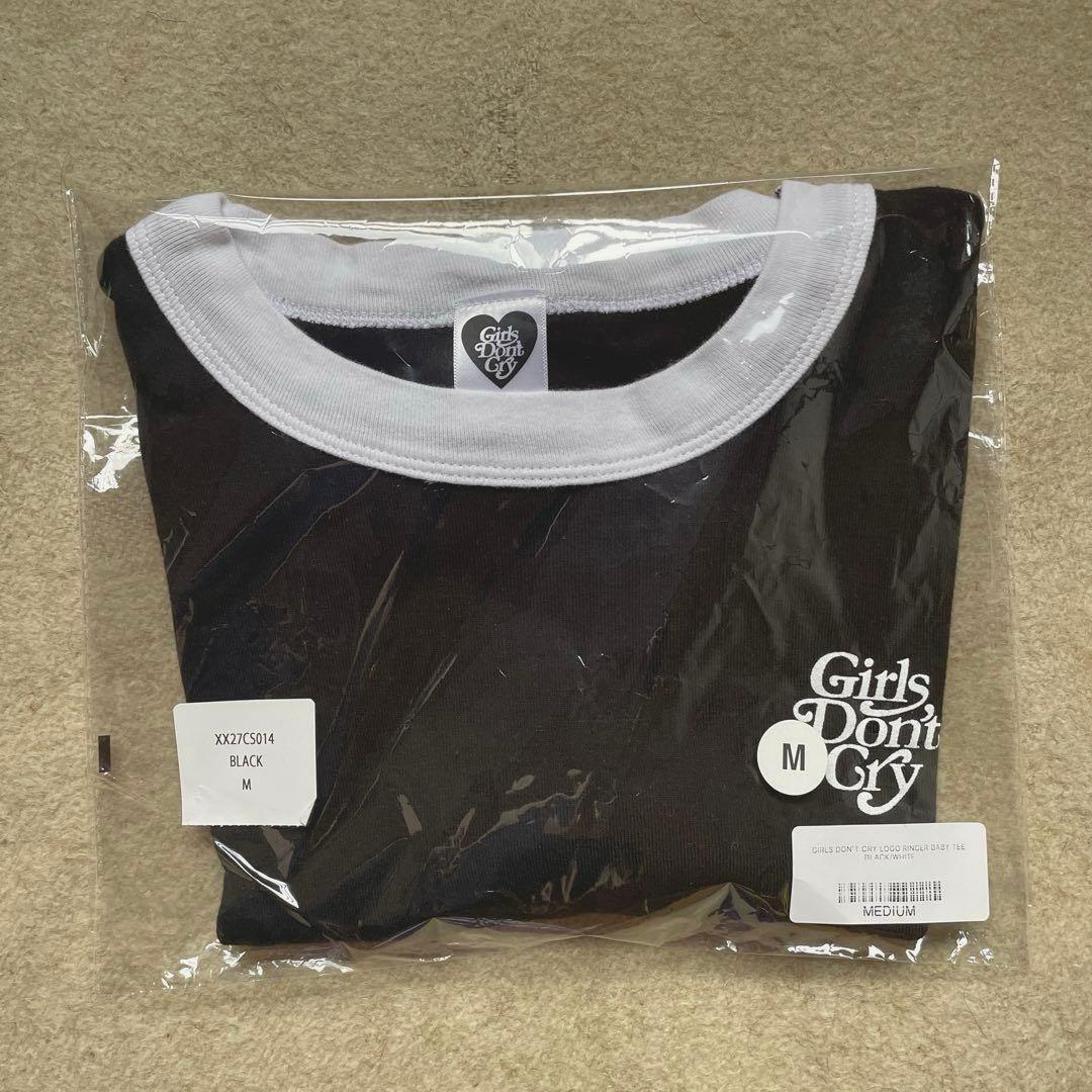【レア】Girls Don't Cry LOGO RINGER BABY TEE