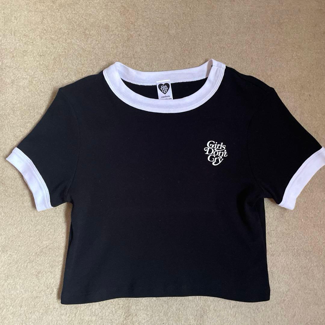【レア】Girls Don't Cry LOGO RINGER BABY TEE