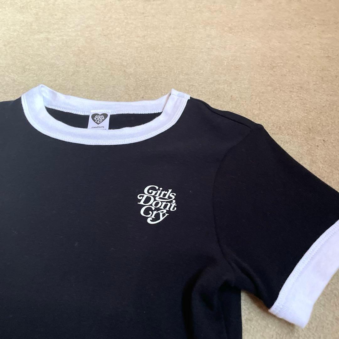 【レア】Girls Don't Cry LOGO RINGER BABY TEE