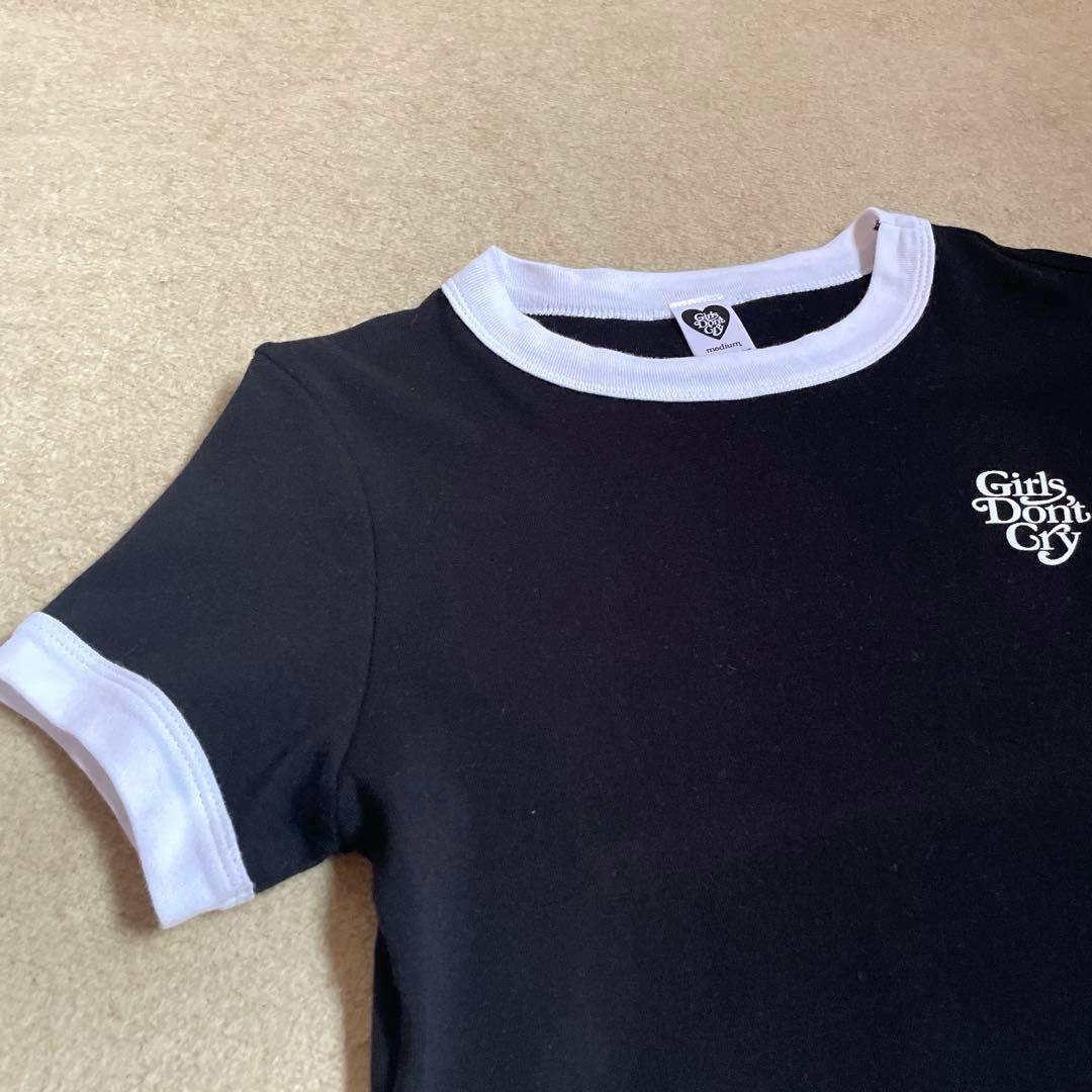 【レア】Girls Don't Cry LOGO RINGER BABY TEE
