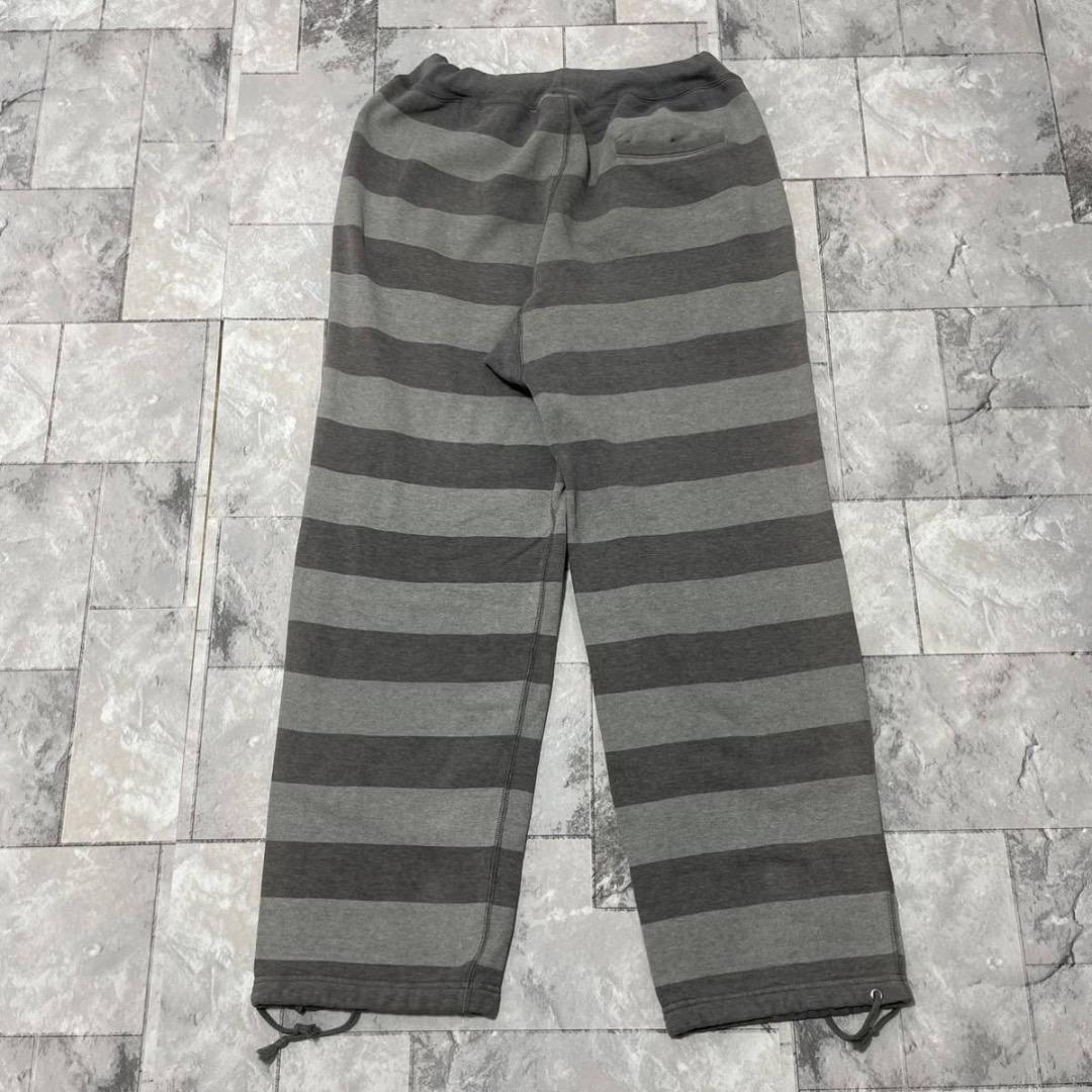MADHECTIC sweat pants スウェット ボーダー 裾ドローコード