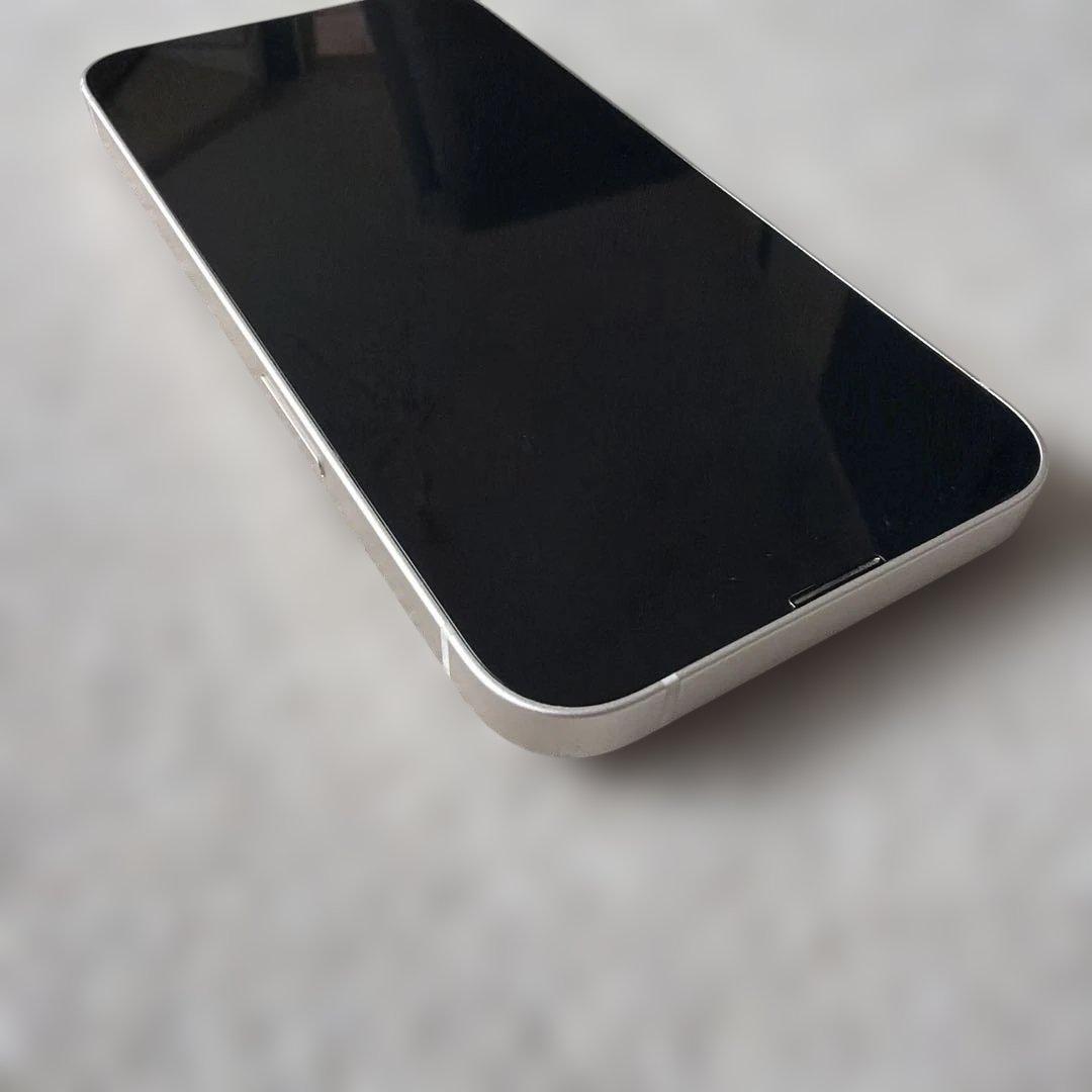 iPhone 13 ホワイト 本体 箱付き　128GB バッテリー76%