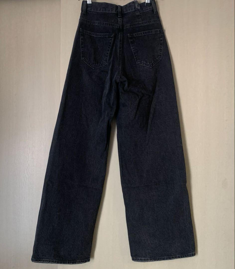 moussy★CROSS WAIST WIDE STRAIGHT サイズ0