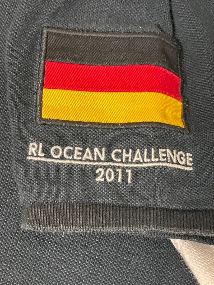 ラルフローレン　ビックポニー　刺繍　ブラック　ポロシャツ GERMANY