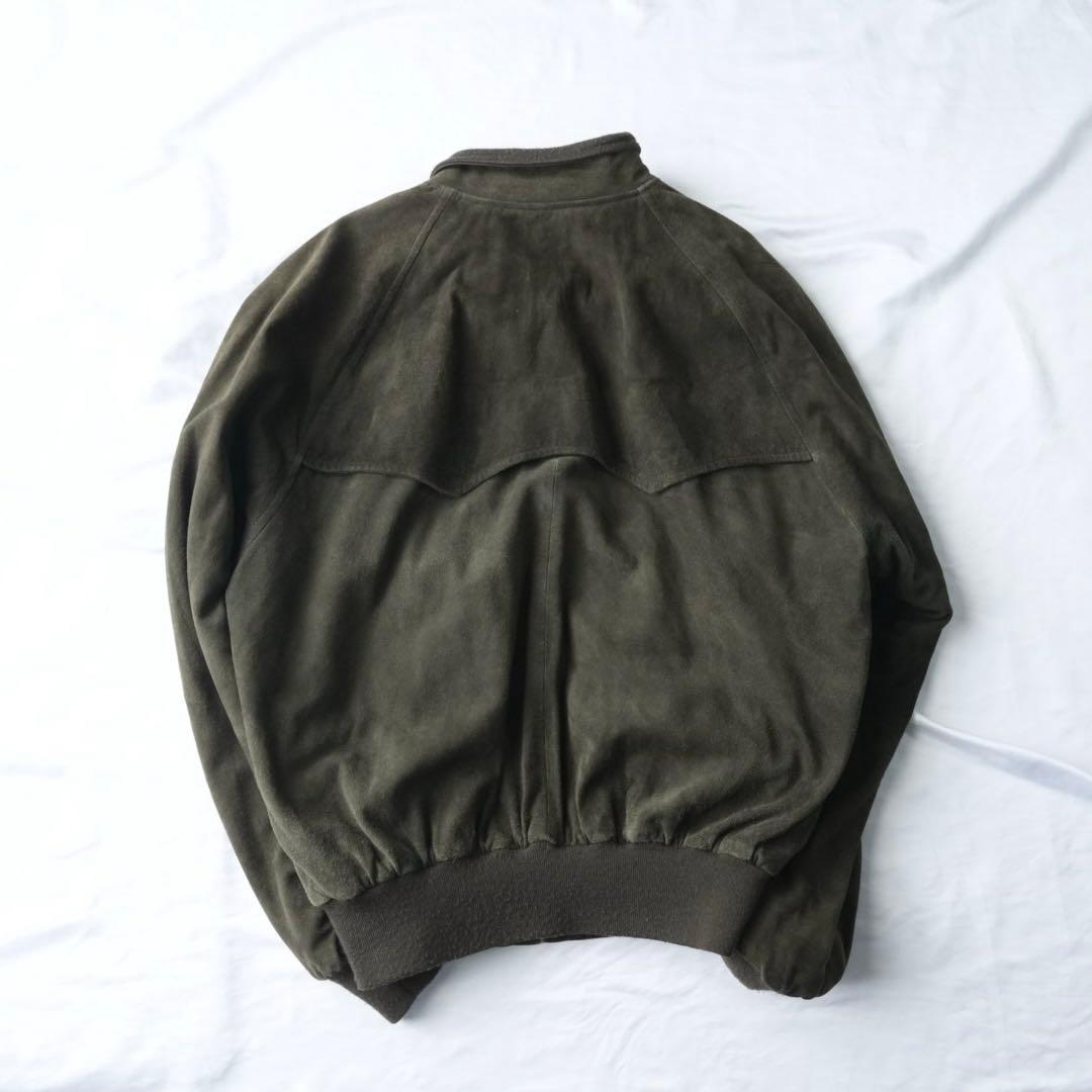 90s Polo by RalphLaurenスイングトップ　スウェードレザー