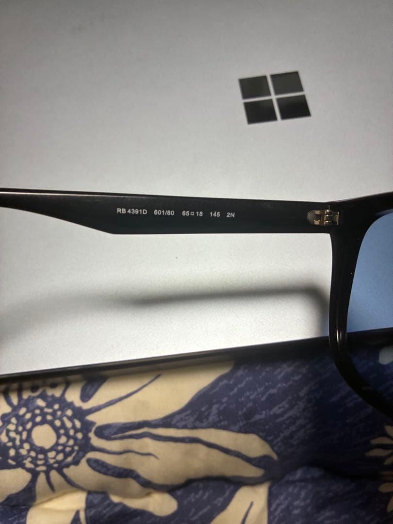 Ray-Ban レイバン RB4391D ブラック ブルーレンズ サングラス