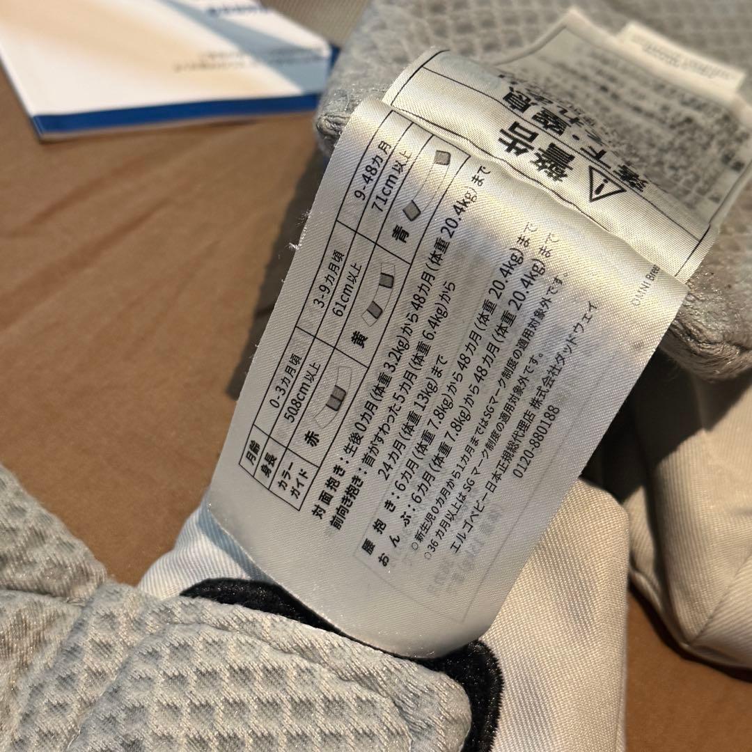 【抱っこ紐】エルゴベビー OMNI(グレー)＋ユニクロ2WAYブランケットセット