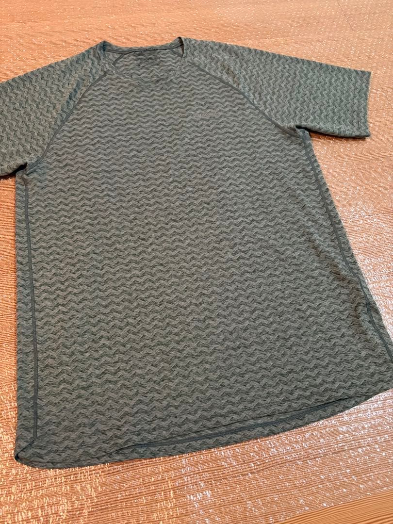 パタゴニア リッジフローシャツ M 美品 グリーン系カラー