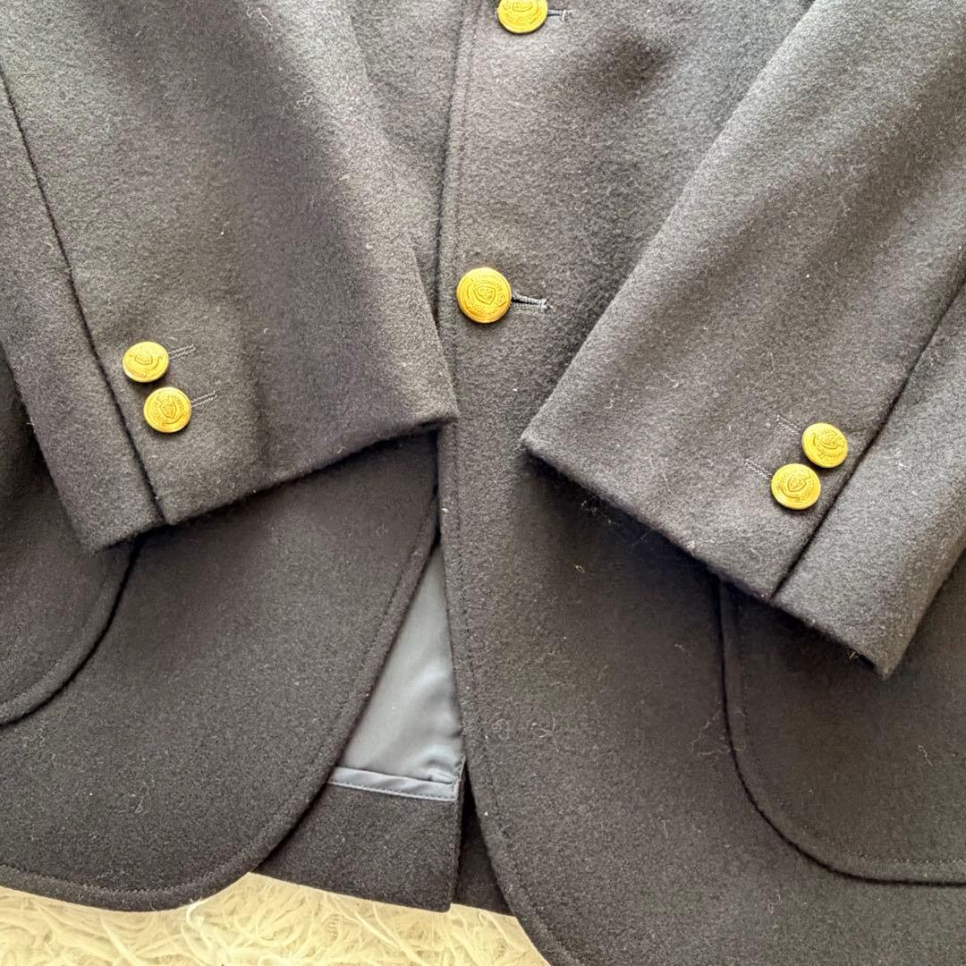 美品　Lサイズ　VAN Jacket　ブレザー　金ボタン　ヴィンテージ　ネイビー