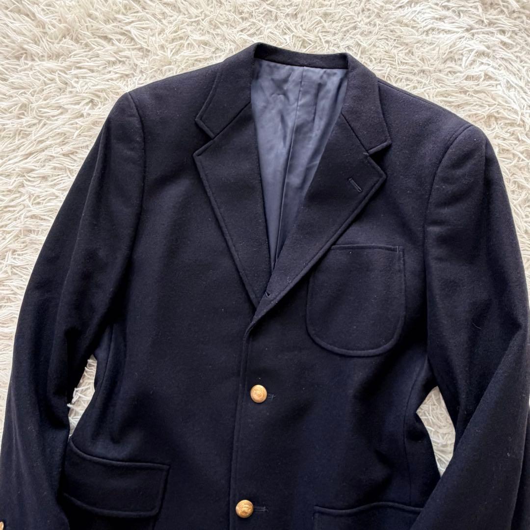 美品　Lサイズ　VAN Jacket　ブレザー　金ボタン　ヴィンテージ　ネイビー