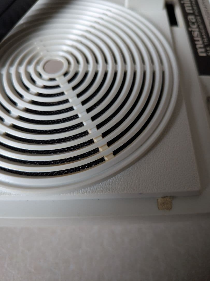 【作動確認済み】三菱ラジオ付きポータブル電蓄プレーヤー