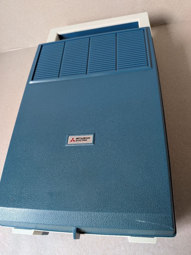 【作動確認済み】三菱ラジオ付きポータブル電蓄プレーヤー