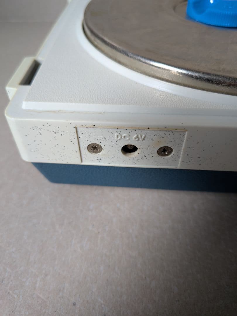 【作動確認済み】三菱ラジオ付きポータブル電蓄プレーヤー