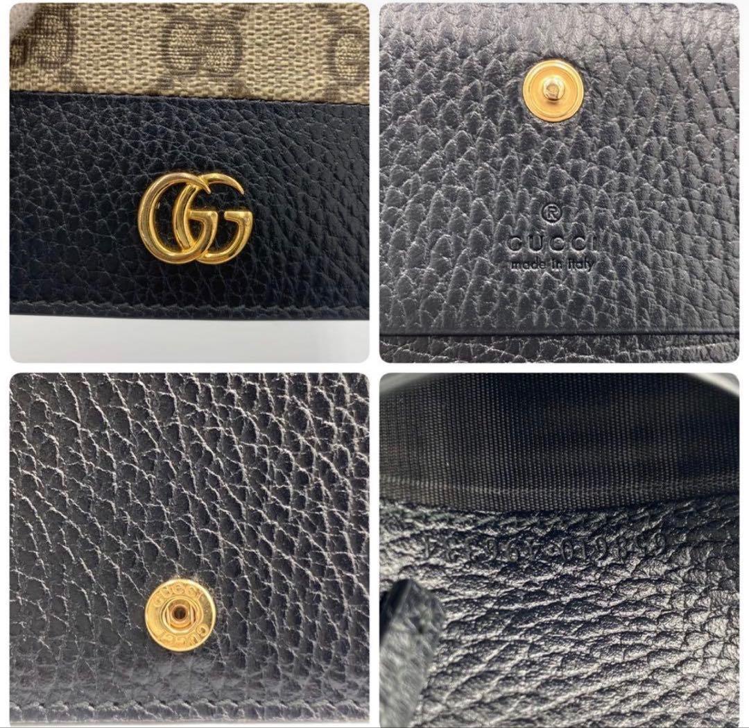 ！新品同然！　GUCCI グッチ 折り財布