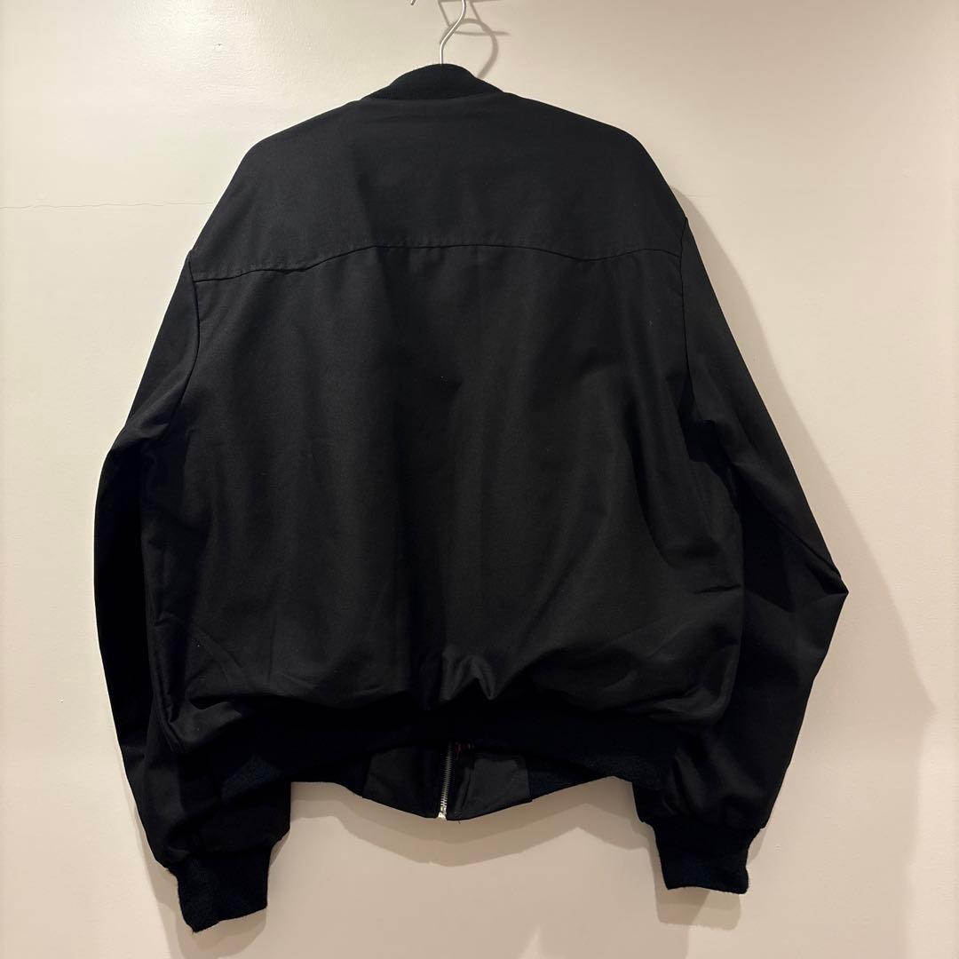 イギリス製　デッドストック　ボンバージャケット　黒　XL