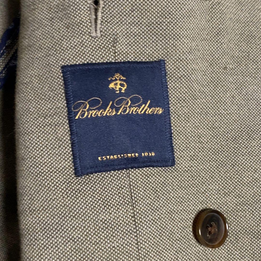美品！BROOKS BROTHERS テーラードジャケット ダブル グレー S