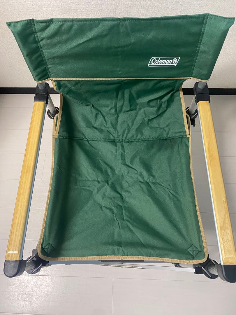 Coleman 折りたたみアウトドアチェア グリーン キャプテン　2