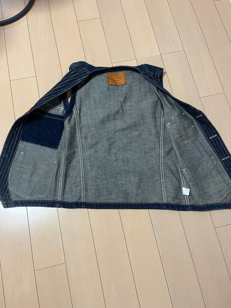 THE FLAT HEAD. 38インチ　デニムベスト