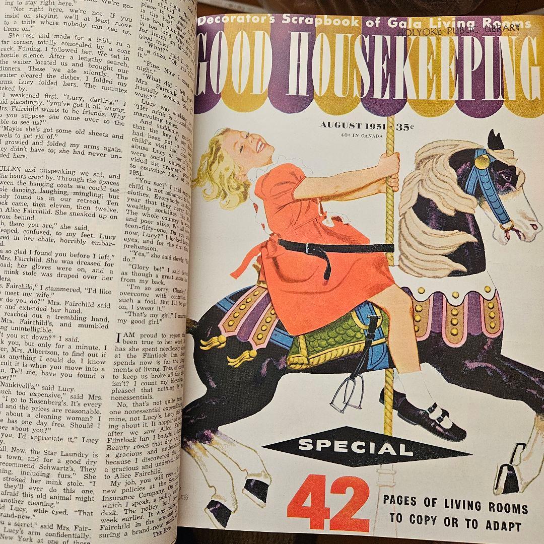 ビンテージ本　good housekeeping