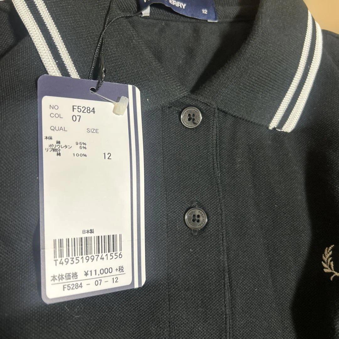 新品 FRED PERRY F5284 ノースリーブ ポロシャツ ブラック 12