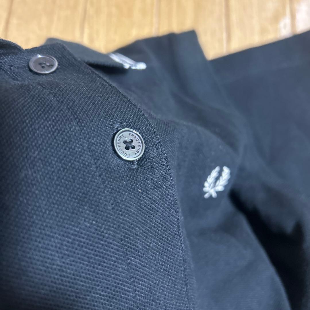 新品 FRED PERRY F5284 ノースリーブ ポロシャツ ブラック 12