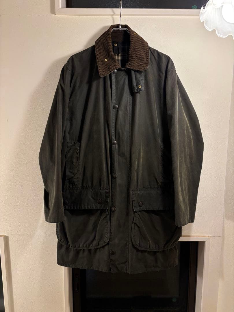 80s 2ワラント BARBOUR BORDER