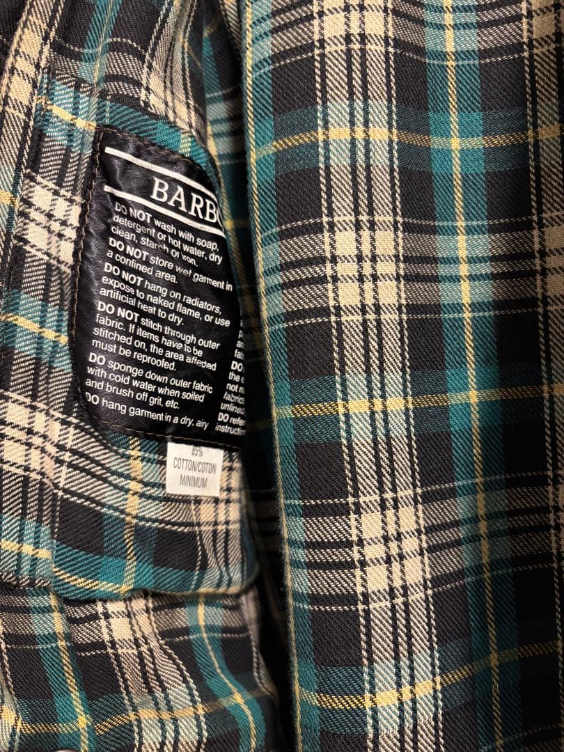 80s 2ワラント BARBOUR BORDER