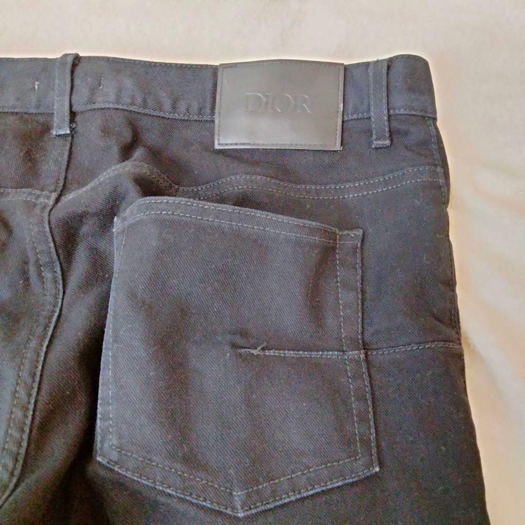 ディオール【美品】コットンパンツ　ズボン　Dior　ブラック系　Ｌサイズ相当
