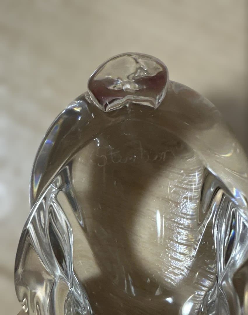 STEUBEN　GLASS　スチューベン　兎　クリスタル　ガラス　置物