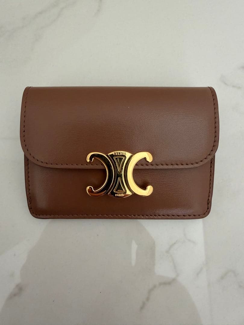 【美品】セリーヌ　トリンオンフ　財布　カードケース　カードホルダー