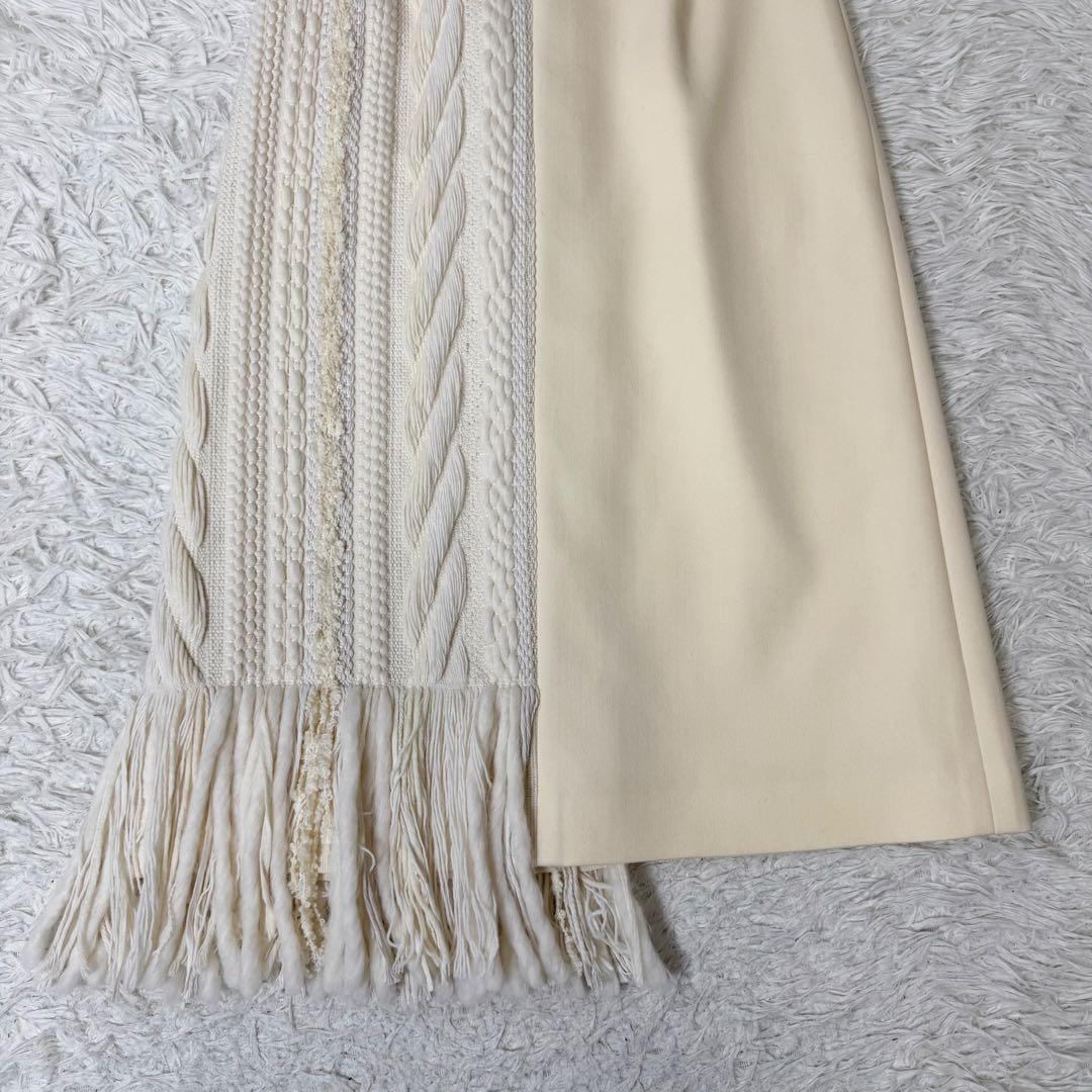ADORE アドーア バルキーツィードジャンスカ 異素材　シルク　リネン　切り替