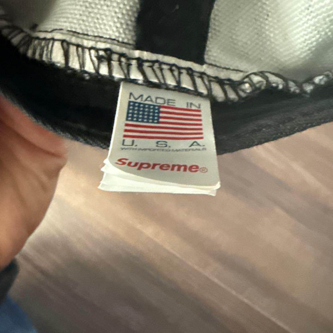 SUPREME グレーキャップ Sロゴ