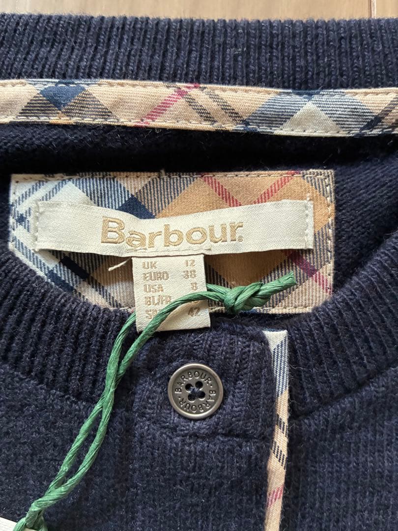 Barbour バブアー　カーディガン Pendle cardigan 紺