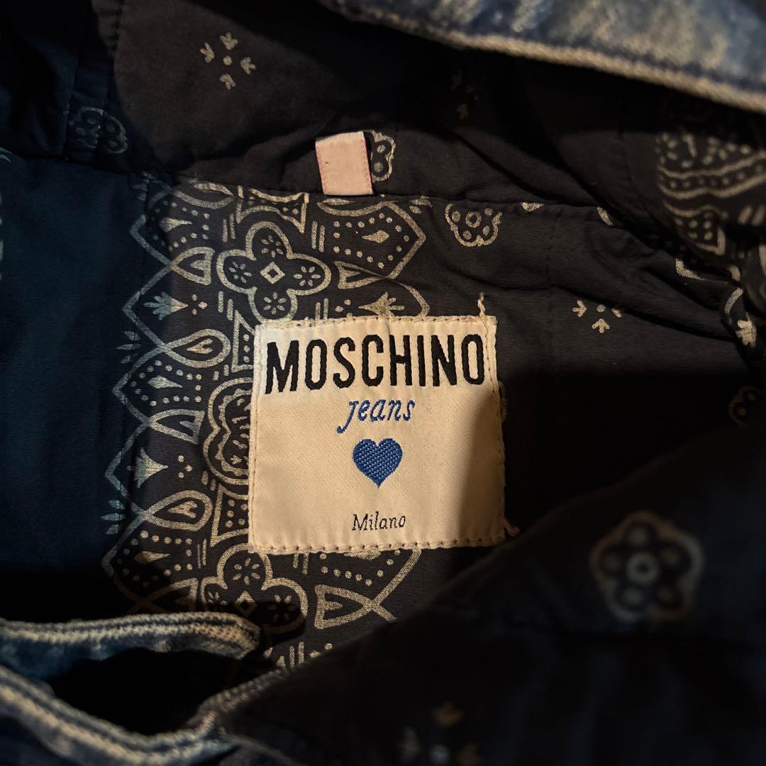 80s moschino jeans デニム ダッフルコート n3-b