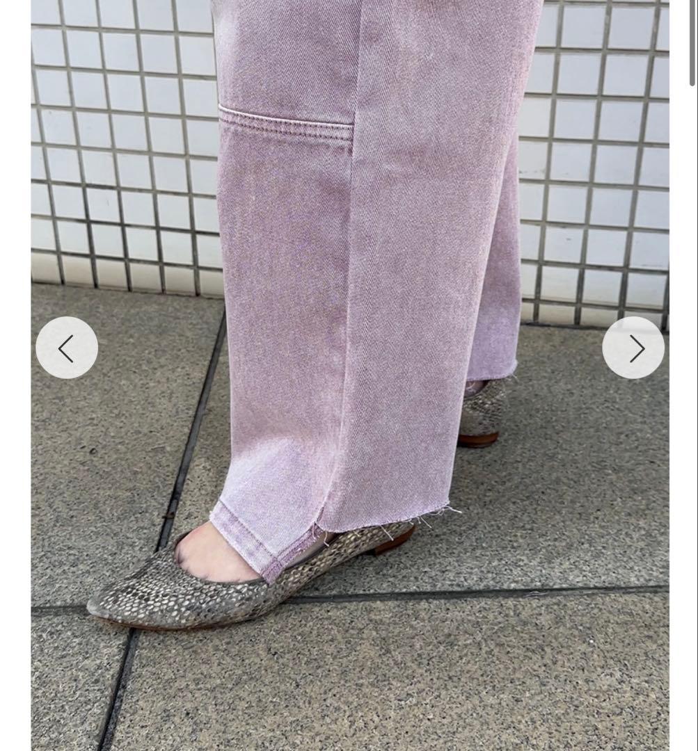 YENNデニム⭐︎ハイライズタックワイドパンツ
