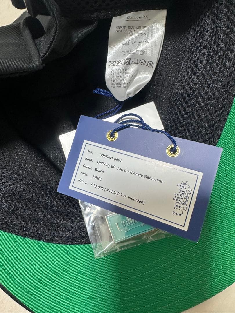 帽子 Unlikely 6P Cap for Sweaty Gabardine