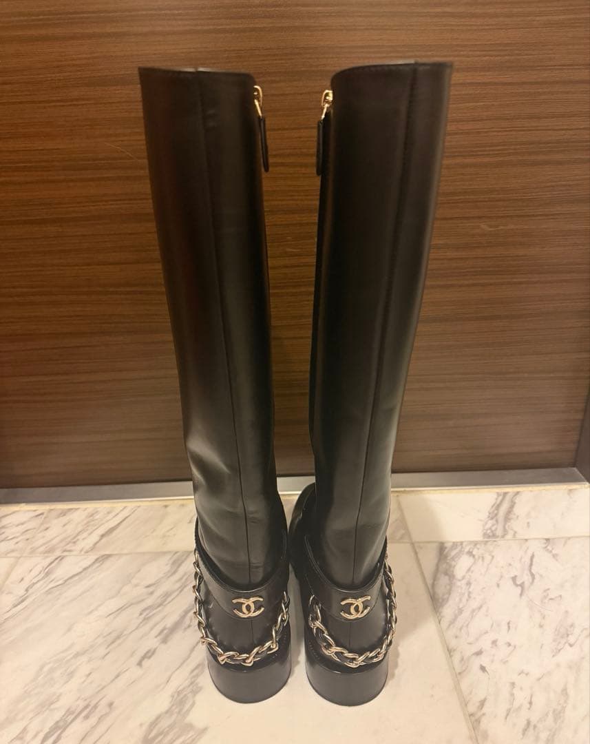 Chanel シャネル　ロングブーツ 37