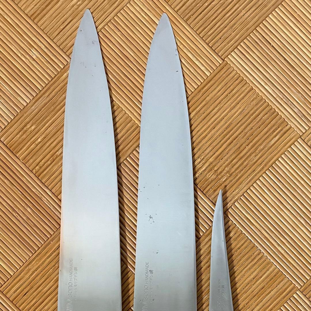 K*♡様 SNT1552 MISONO モリブデン鋼 牛刀 ペティナイフ 包丁