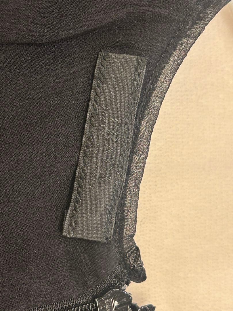 PRADA　シルク ブラック ノースリーブ ワンピース　40