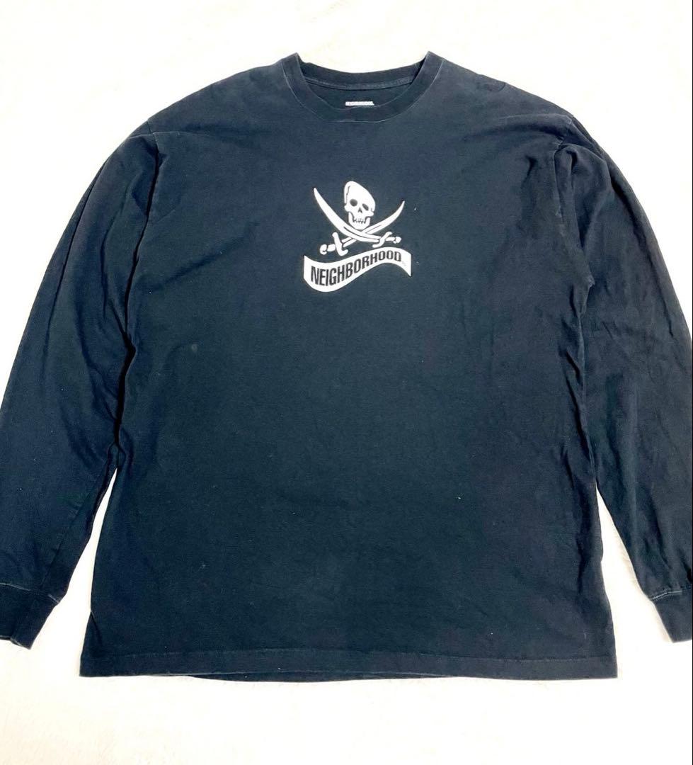 NEIGHBORHOOD スカルロンT ブラック XXL