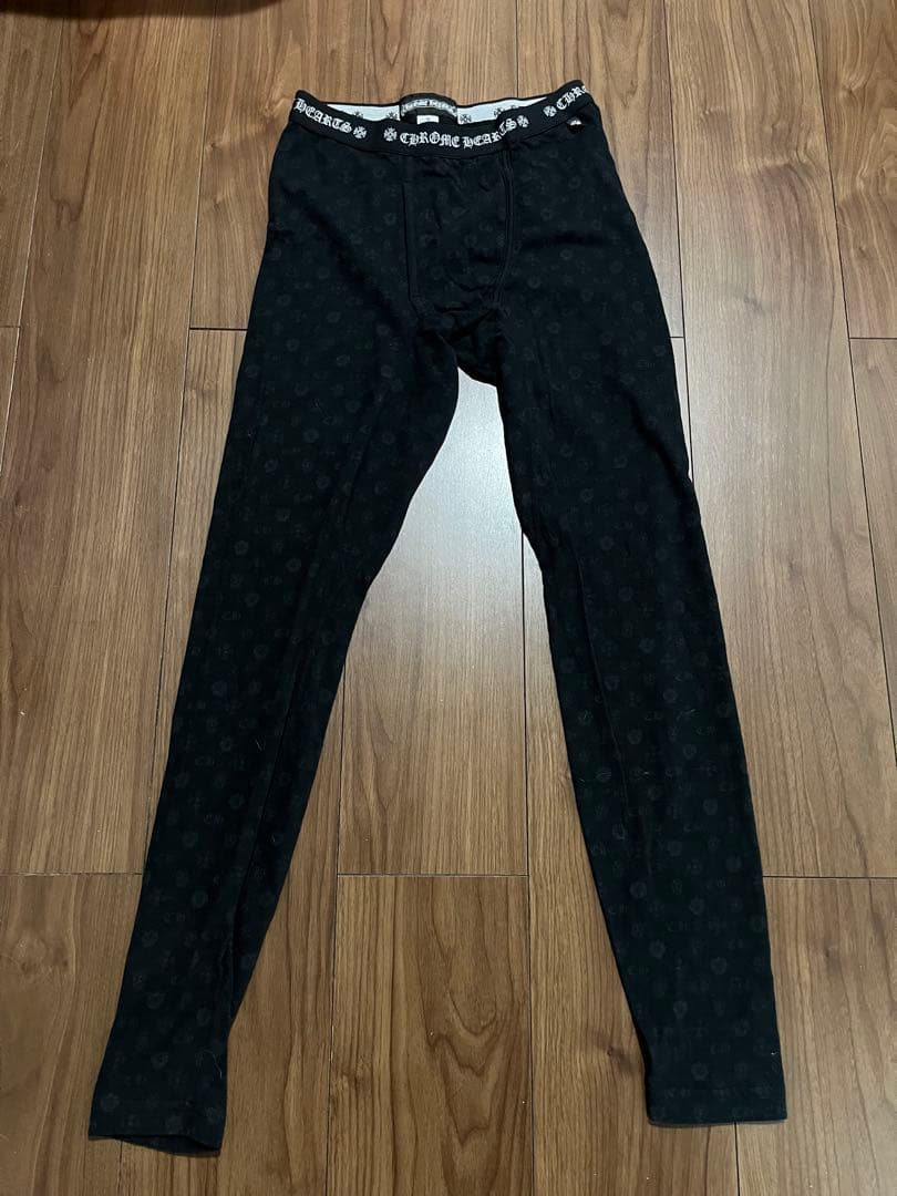 未使用　Chrome Hearts ブラックレギンス