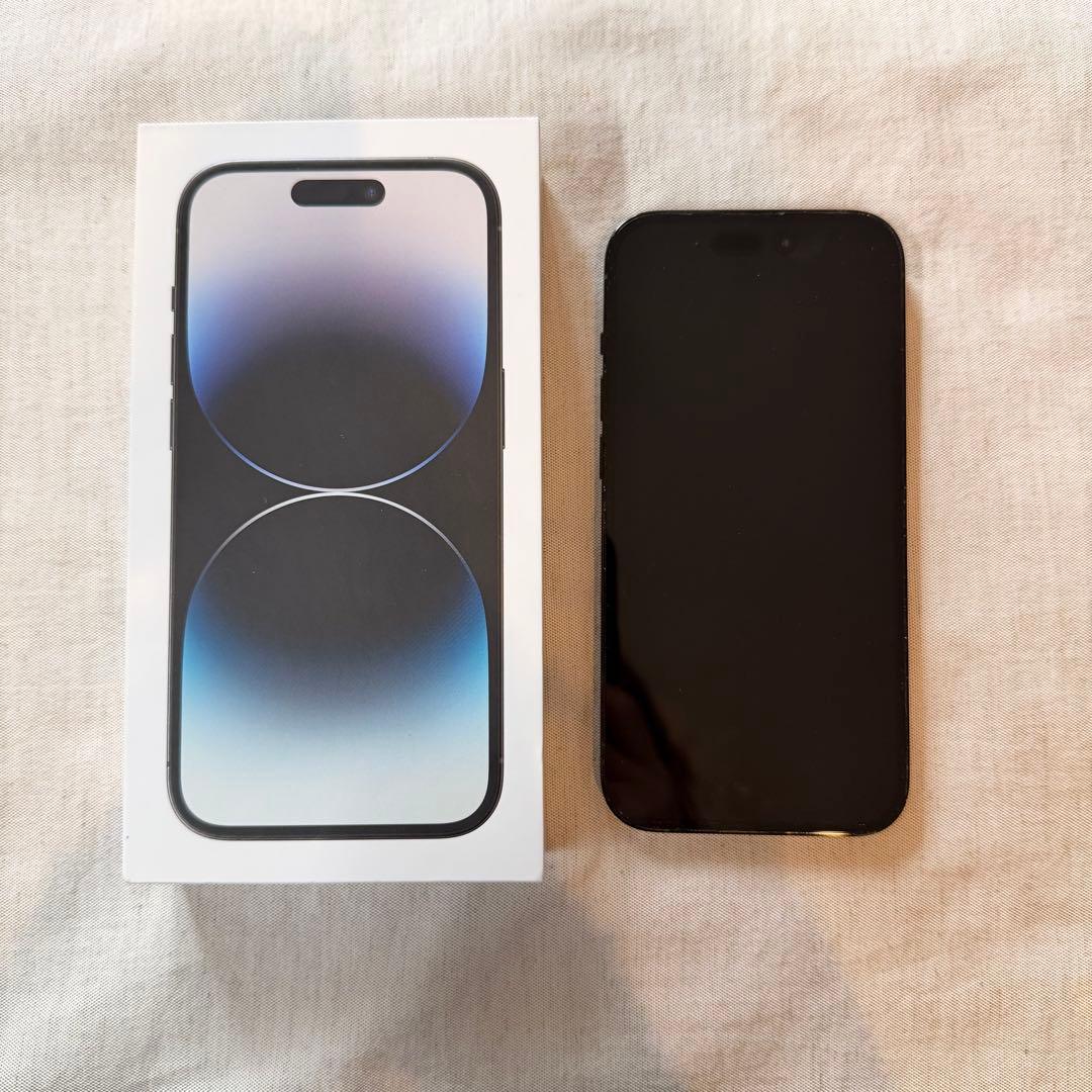 美品☆iPhone14pro 本体 128GB スペースブラック