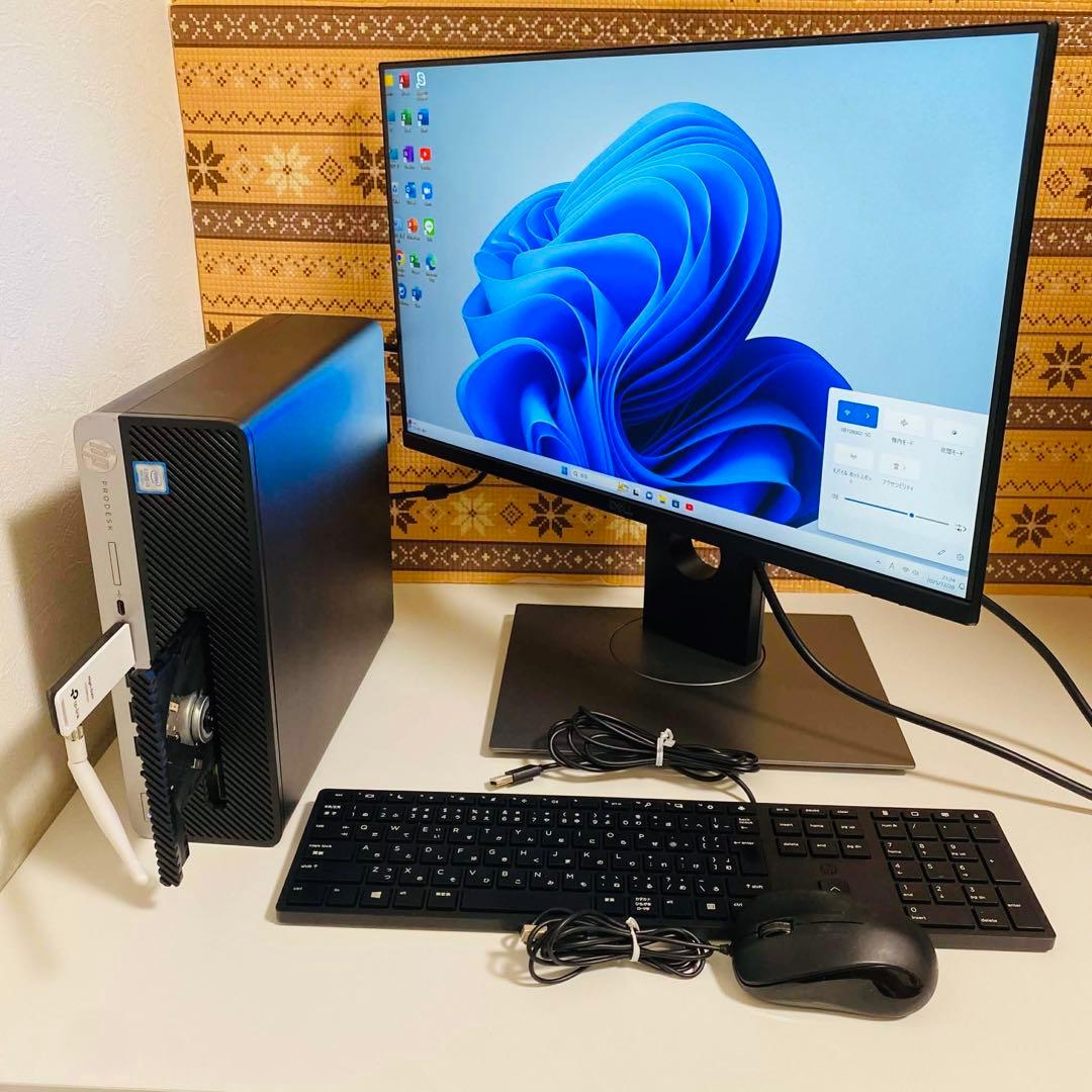 Y982 HPデスクトップSSDメモリ8G高速第9世代Windows11オフィス