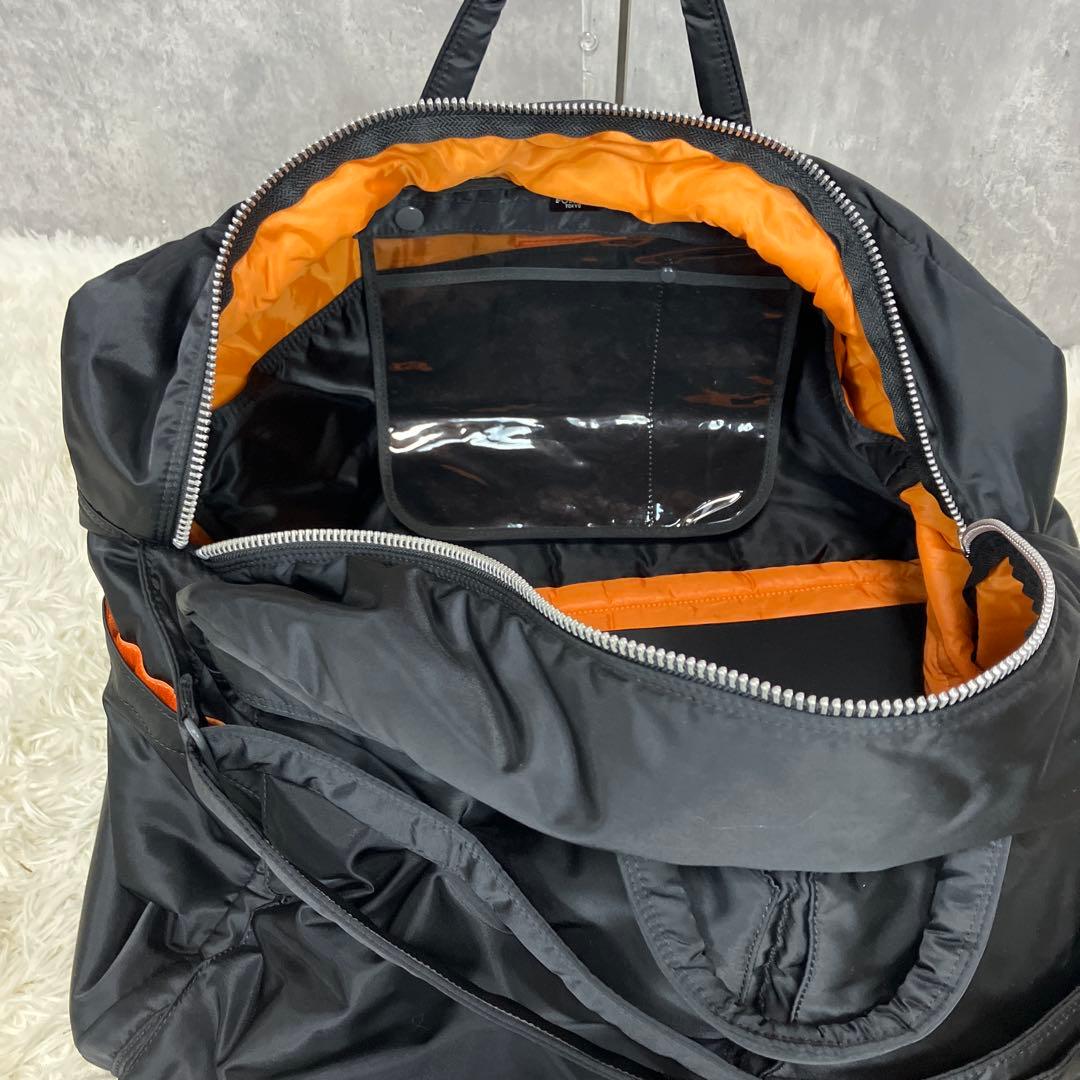 PORTER ボストンバッグ 2way タンカー ブラック ナイロン 大容量