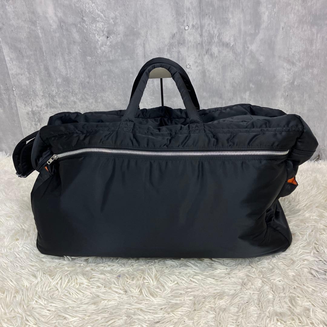 PORTER ボストンバッグ 2way タンカー ブラック ナイロン 大容量